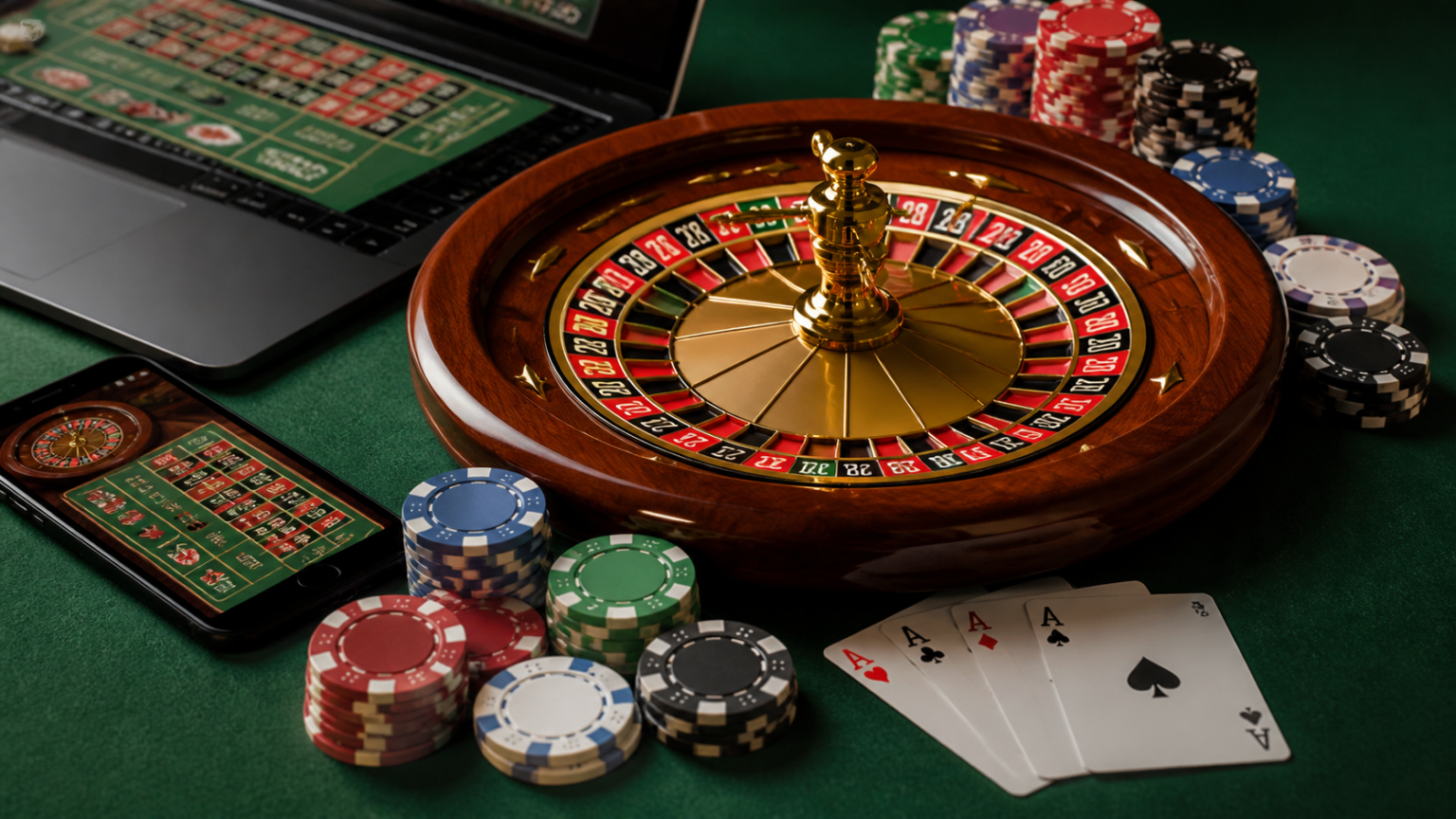 Best Online Casino Singapore: What Players Should Know Online casino screen with poker chips and roulette wheel