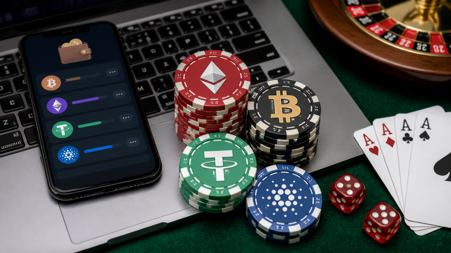 Crypto Casino Singapore: What Players Should Know Before They Join Crypto casino Singapore concept with smartphone, wallet, and casino chips