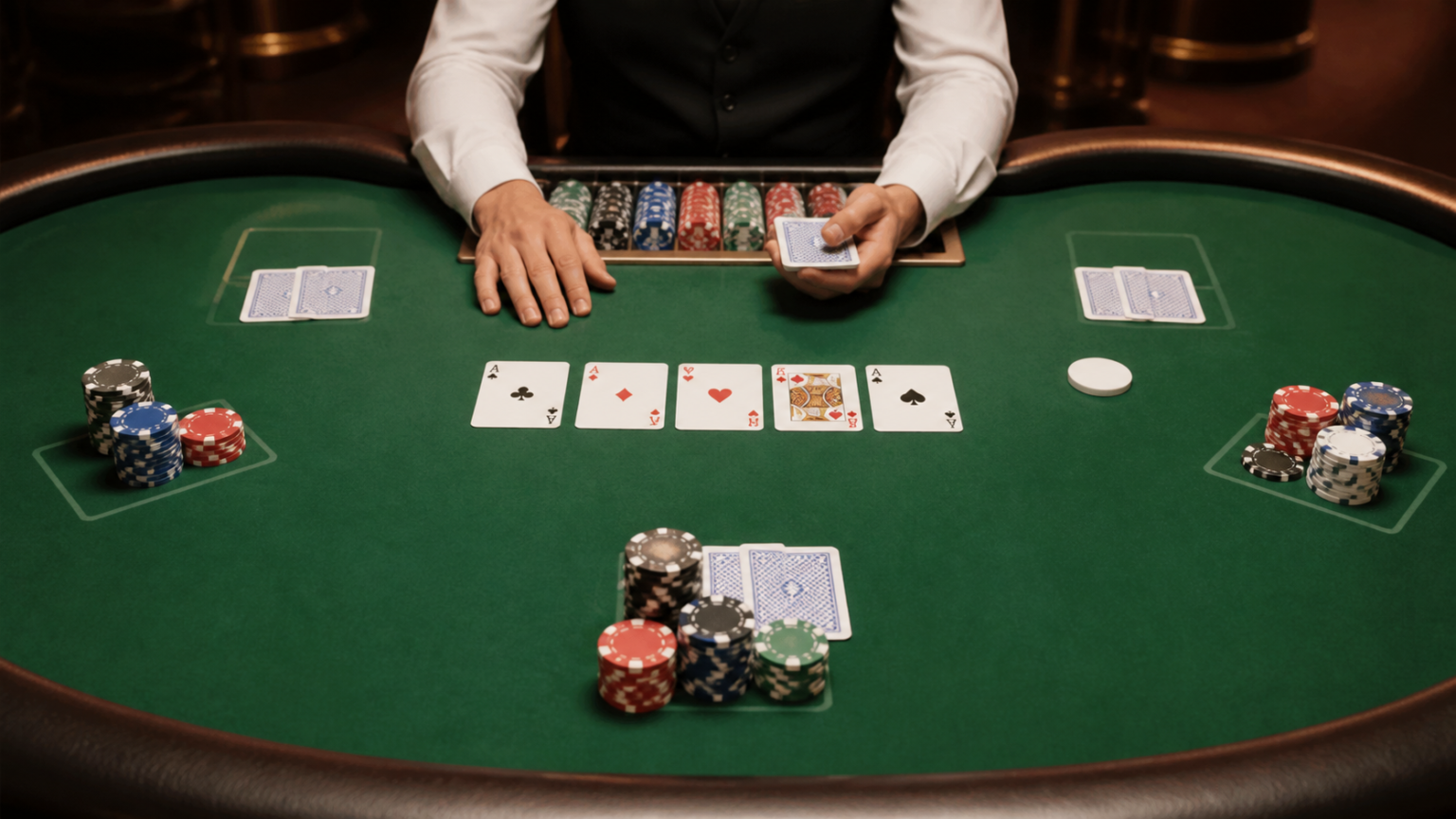 Online Poker Games: A Practical Guide for Smarter Play Poker table with cards and chips for online poker games