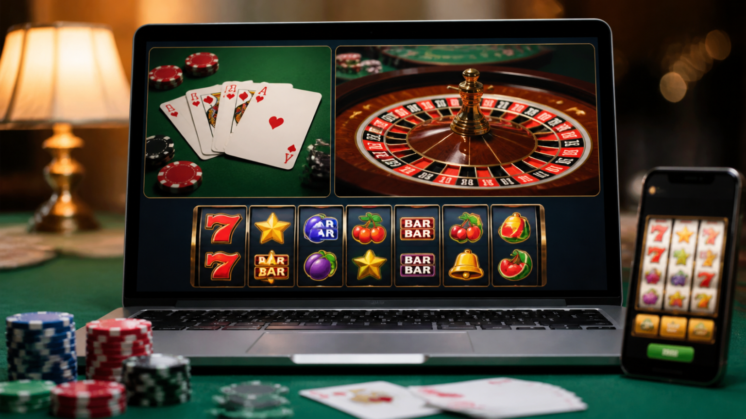 Understanding the online casino landscape in Singapore: online casino Singapore Laptop displaying an online casino game interface