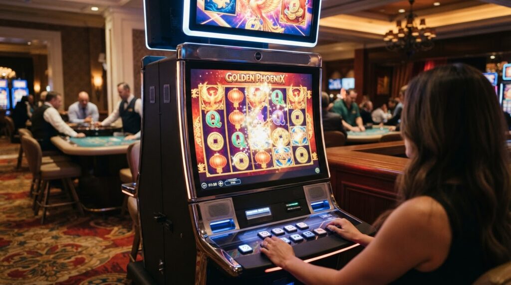 Le Principali Novità Proposte dai Nuovi Casino Online หน้าจอเกมสล็อตออนไลน์บนระบบดิจิทัลทันสมัย